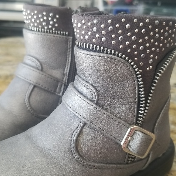 B-Cool Browns Metallic Boots Toddler - Picture 8 of 9